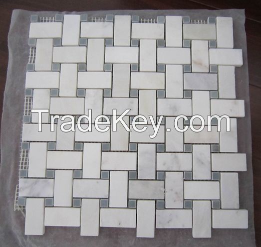 Italian Carrara marble mosaic