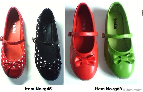 beautiful and comfortable girls flat shoes, children dress shoes