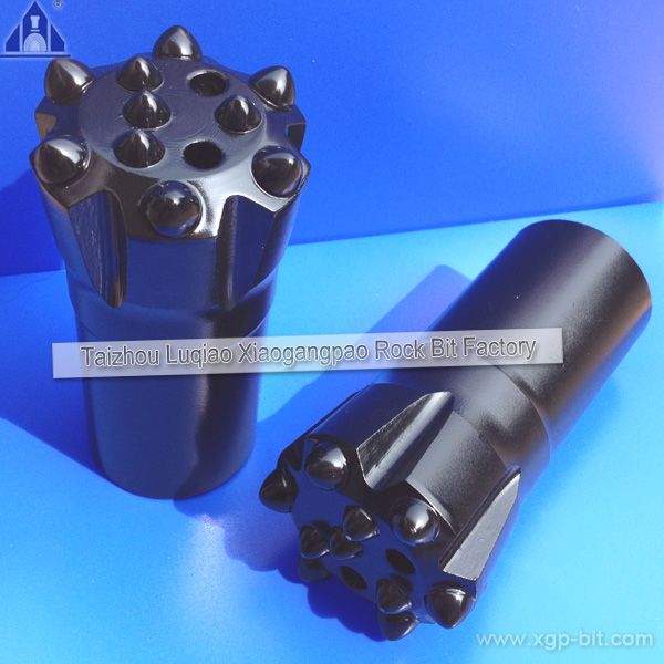 T38 T45 T51 Thread ballistic Button Bit with Flat Face