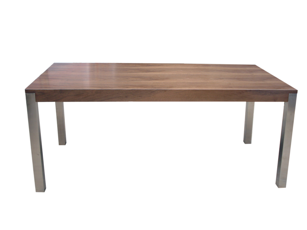 dining table with wood top
