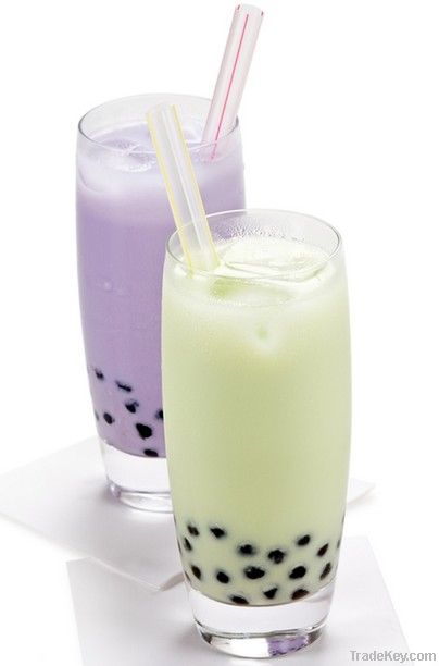 flavoured milk tea, bubble tea