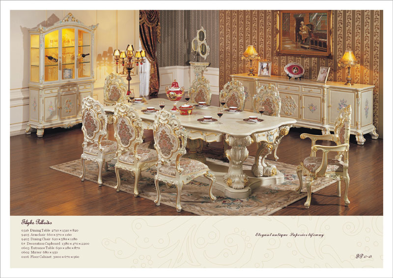 Italian luxury dining room furniture