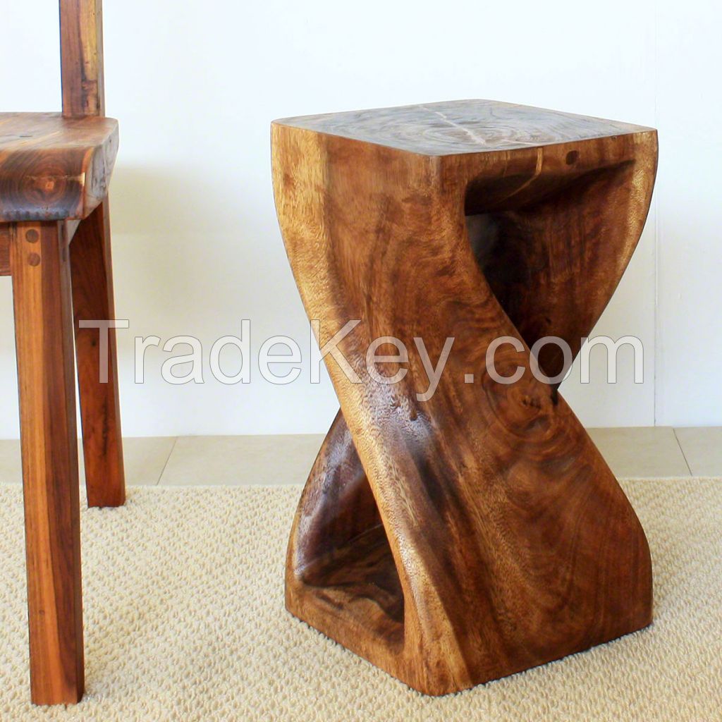 Twist Stool 10 in SQ x 18 in H