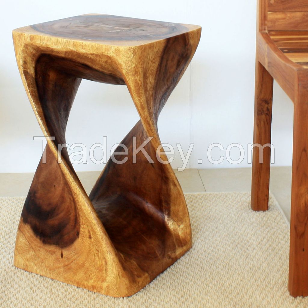 Twist Stool 12 in SQ x 20 in H