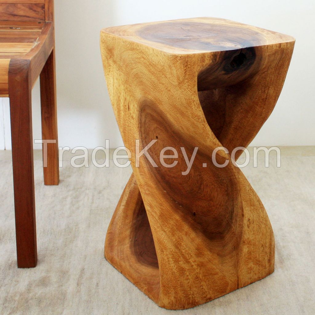 Twist Stool 12 in SQ x 20 in H