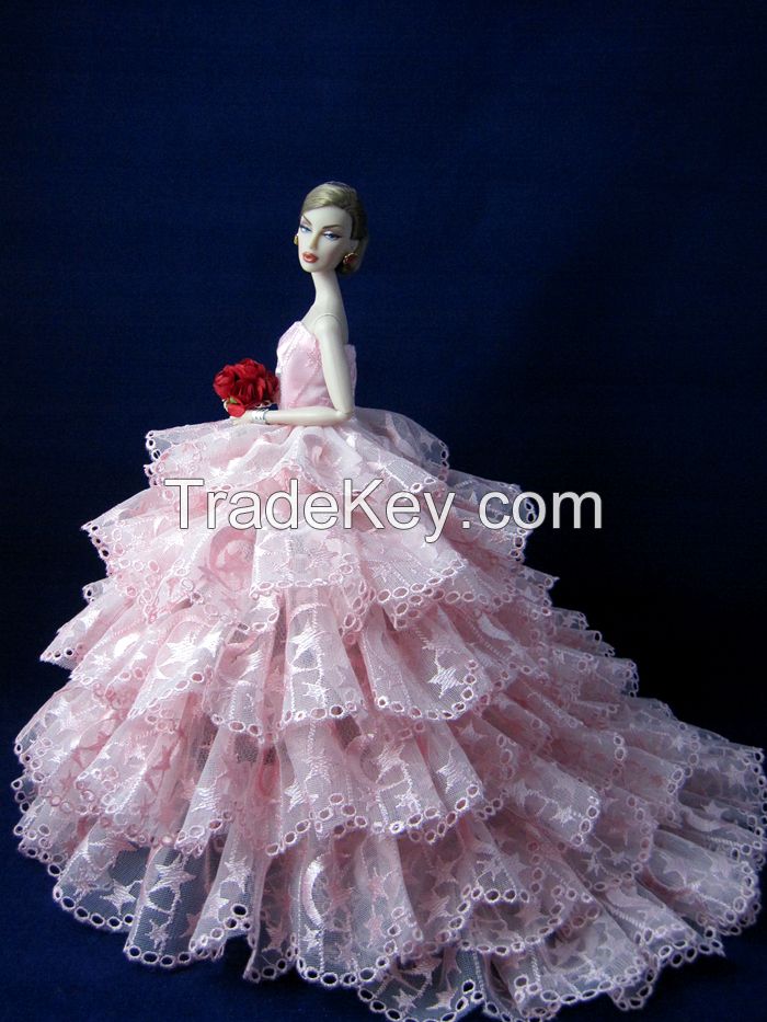 Barbie Doll Wedding Dress Clothes