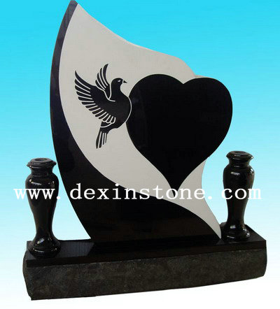 heart style tombstone