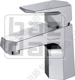 single lever washbasin mixer 6801s