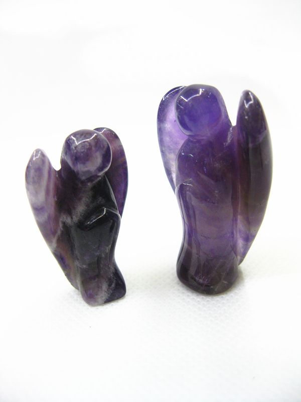 gem stone  carving angle carvig crystal/amethyst/rose quartz/opal galss hand craft gift