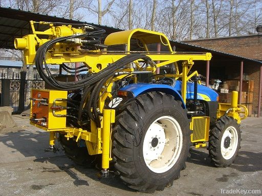 tractor drilling rig