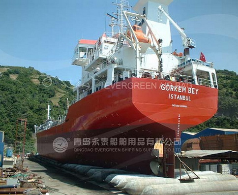 Evergreen Ship Launching Marine Airbags