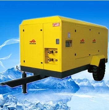 Electric portable screw air compressor