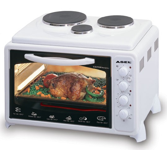 ELECTRICAL OVEN WITH HOT PLATES