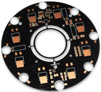 PCB with Aluminum Base Board for LED and 0.3 to 0.4mm Base Board