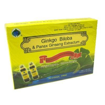 Ginkgo Biloba & Panax Ginseng Extractum Vial - 5x10ml, (Colossus)