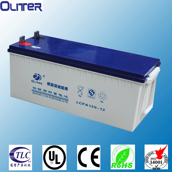 12v 150ah sealed lead acid gel battery with CE appproved