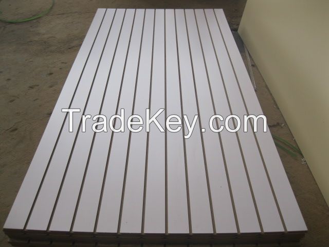 Melamine Mdf Slatwall Panel