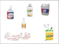 ANTIBACTERIAL PRODUCTS alcohol gel,