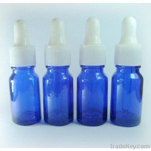 Cobalt Blue Glass Essential Oil Bottle With Dropper