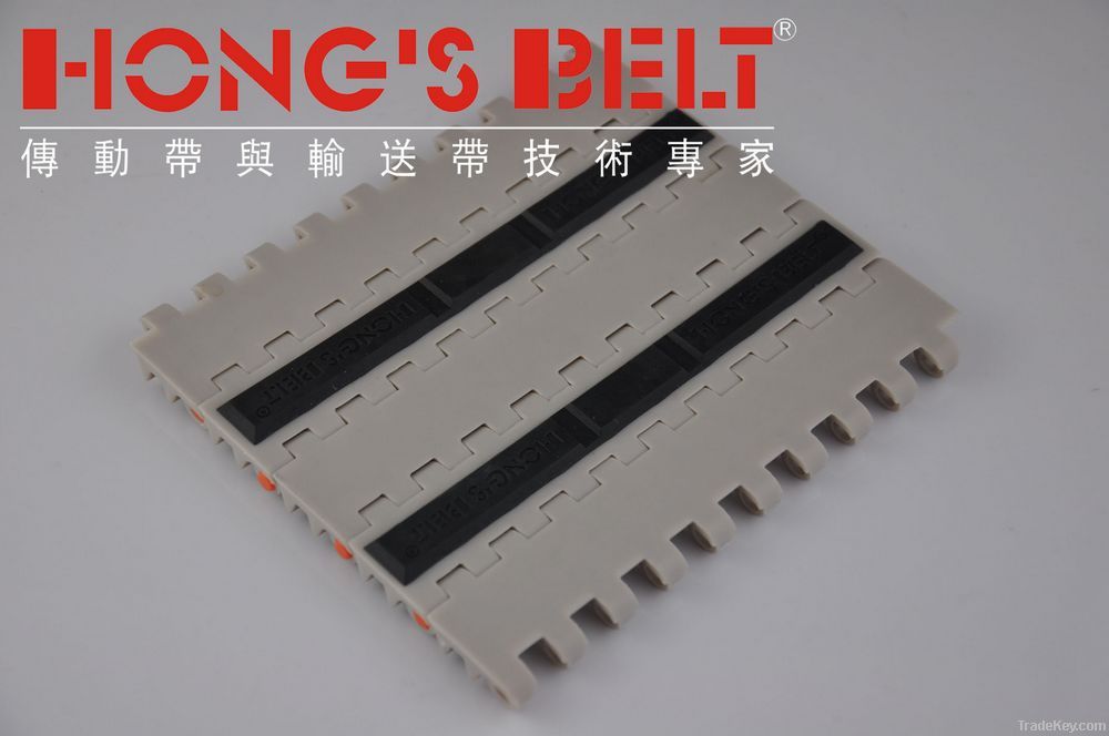 25.4mm pitch Grip Top Modular Conveyor belt