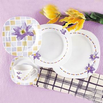 20pcs dinner set square shape