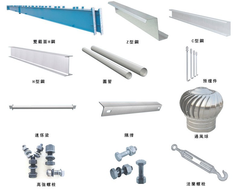 steel structure materials