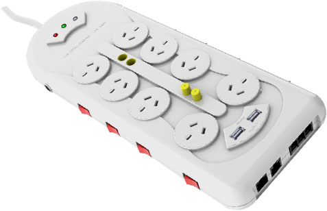 8 Outlets Smart Master/Slave sockets