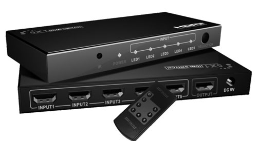 LKV501 5x1 HDMI Switch