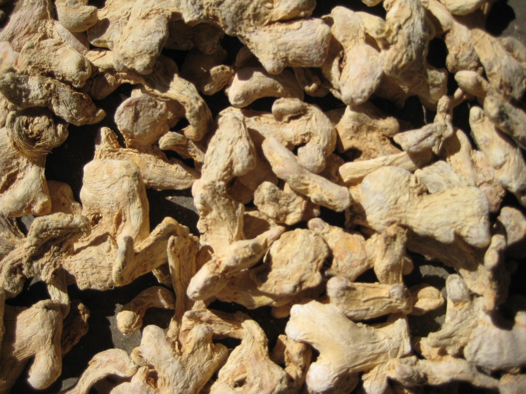 dried whole ginger