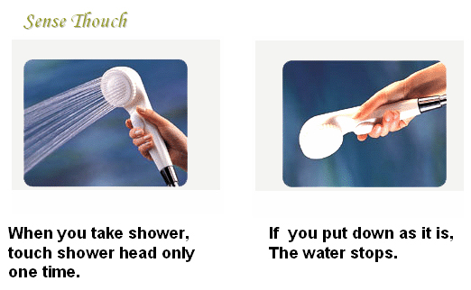 auto stop shower head