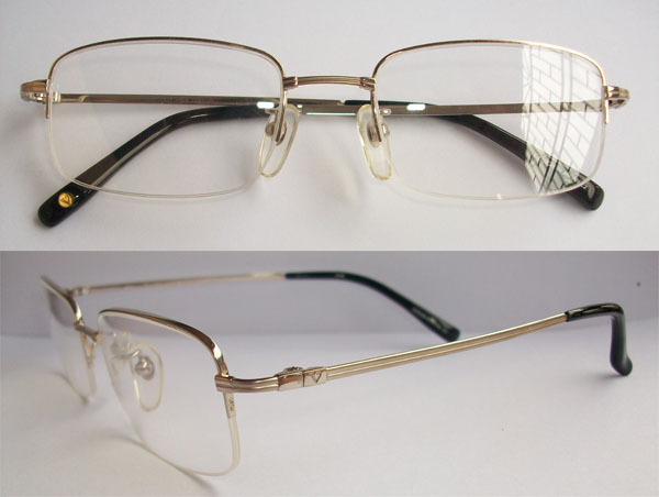 Titanium optical frame