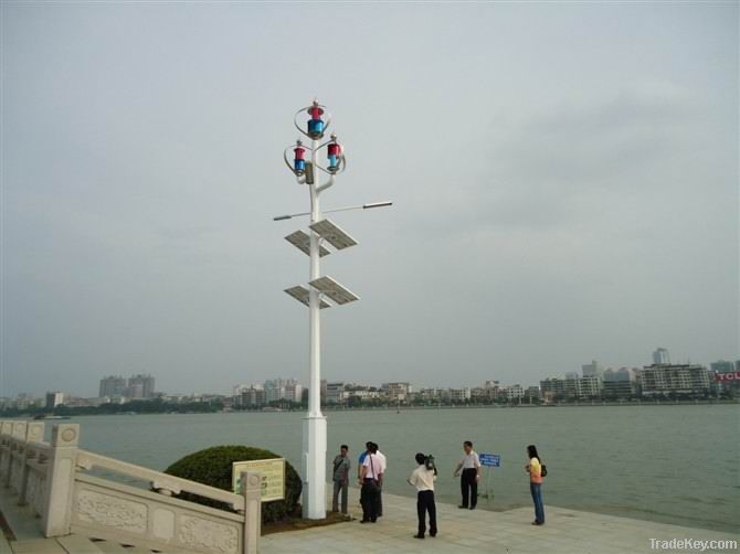 wind- solar hybrid street lights system