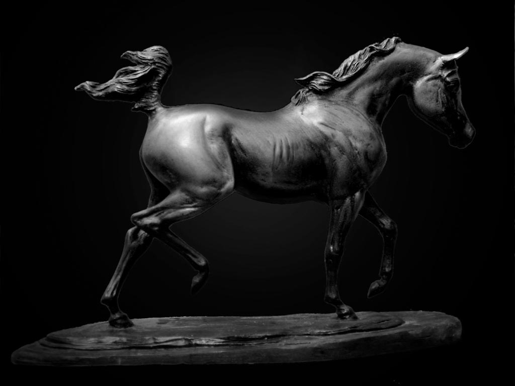 equine horse sculpture