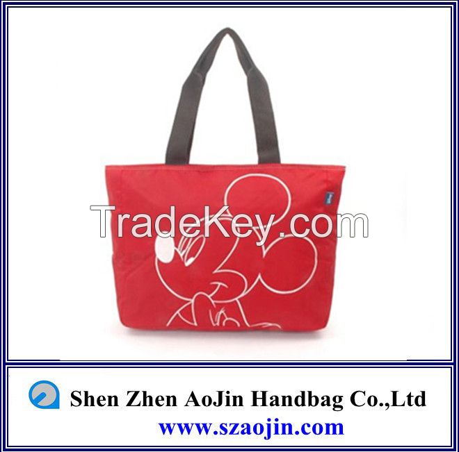 2014 new fashion canvas cotton tote bags 