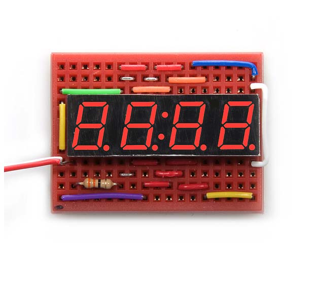 Indoor 0.39" seven segment Four Digits LED display with red color