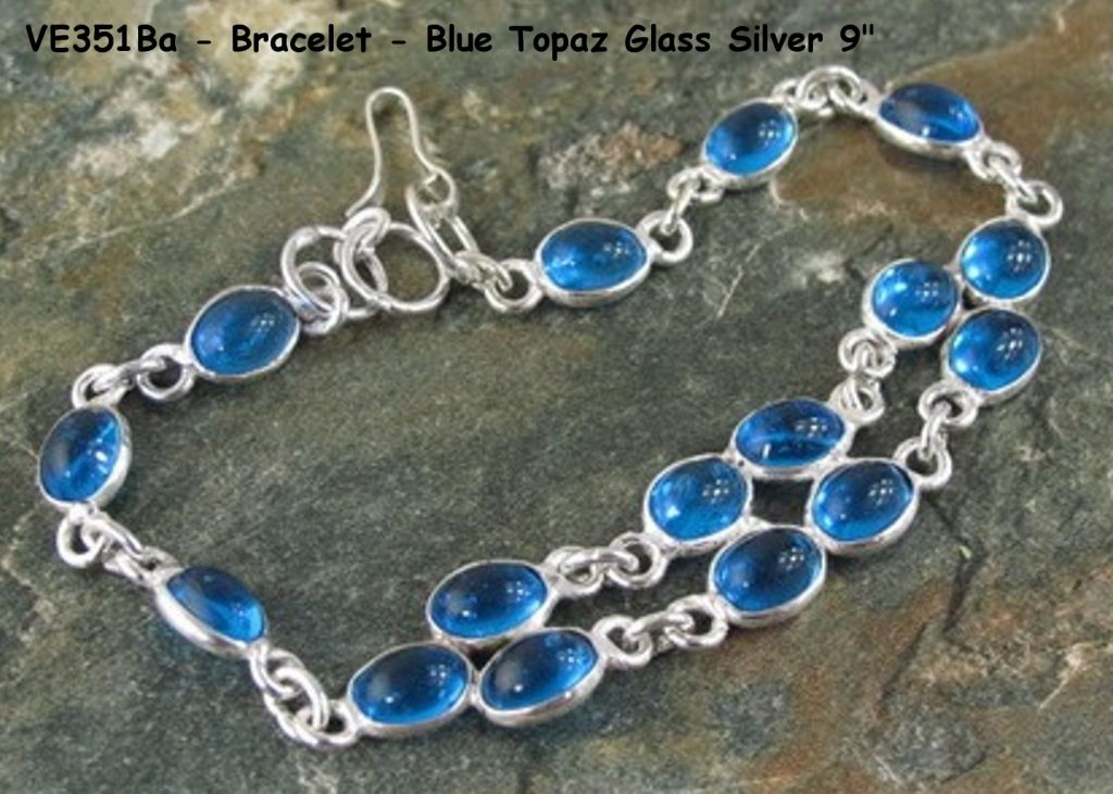 VE351Ba - Bracelet - Blue Silver