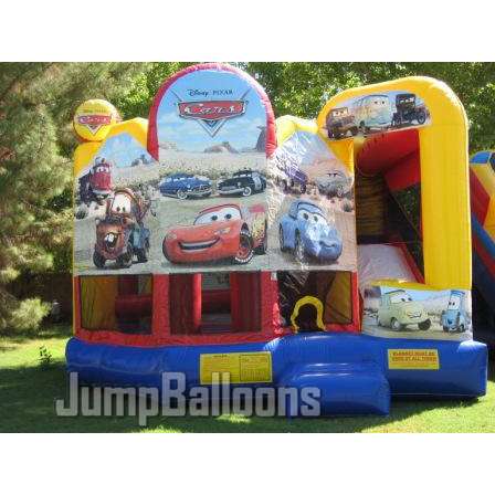 Inflatable Cars 5 in 1 Combo Castle (J7078)