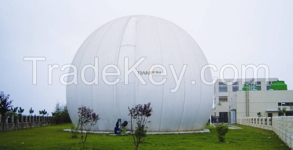 Double membrane gas holder