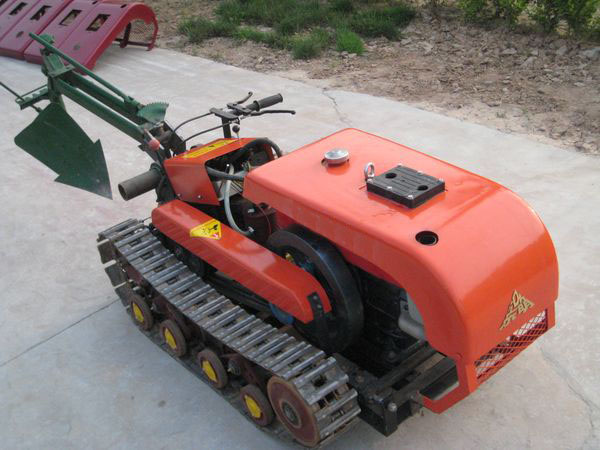 Romote control plough machine