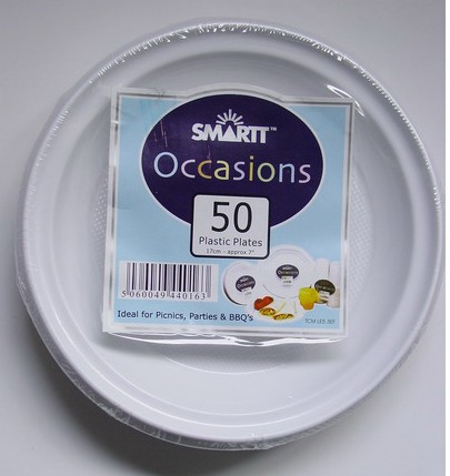 disposable dinner plate