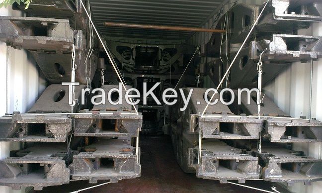 sand casting bogie frame for railway wagon manufacture China