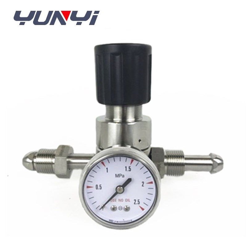 High gas co2 pressure regulator