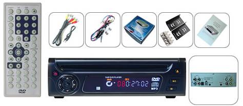 Car DVD Player with MPEG4 and USB