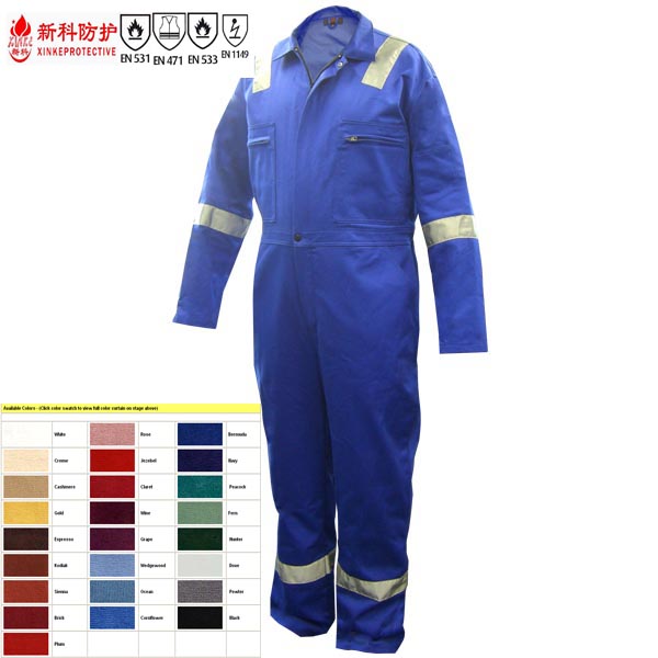 CVC flame retardant fabric for workwear