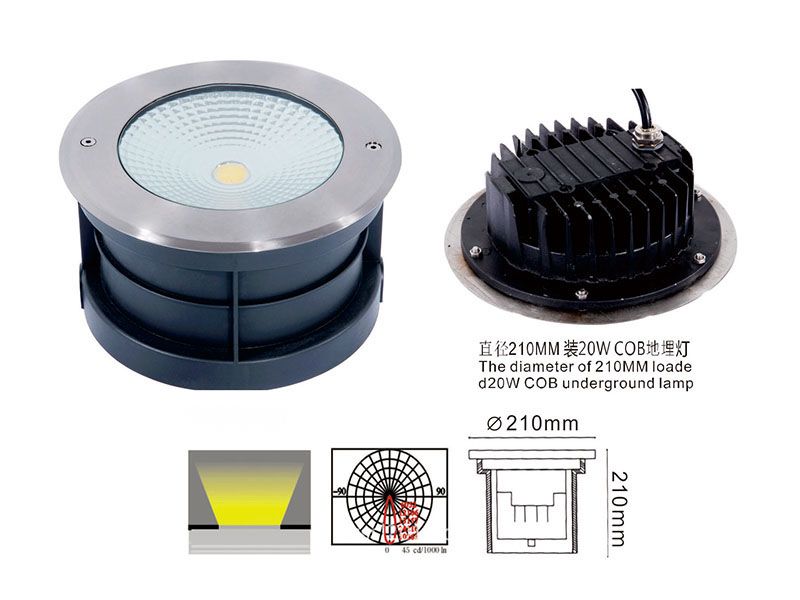 Hot Selling COB 20W LED Underground Light with Ce Approval