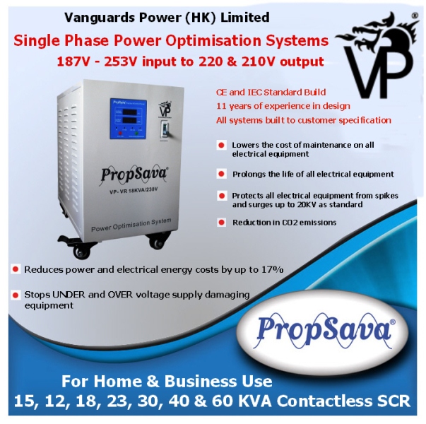 Power Saver - Power Optimisation System for Single Phase PropSava