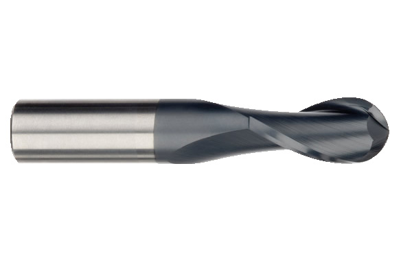 R2, R3 carbide ball nose end mills AlTiN coated for Heat-Resistant Alloy, Steel