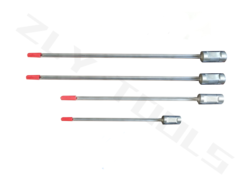 Carbide tips gun drilling bits / deep hole drilling tools single-fluted with 2 coolant holes for stainless steel