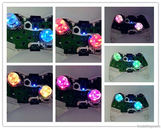 7 Lighting Colors LED Lighted Thumbsticks for Xbox 360 Controller Joys