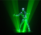 laserman dancing show